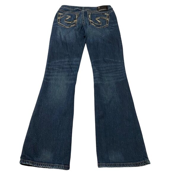 Silver Jeans Aiko Jeans Bootcut Blue Women’s Jeans W28/L33 (Measured W28/L32) - Picture 4 of 11